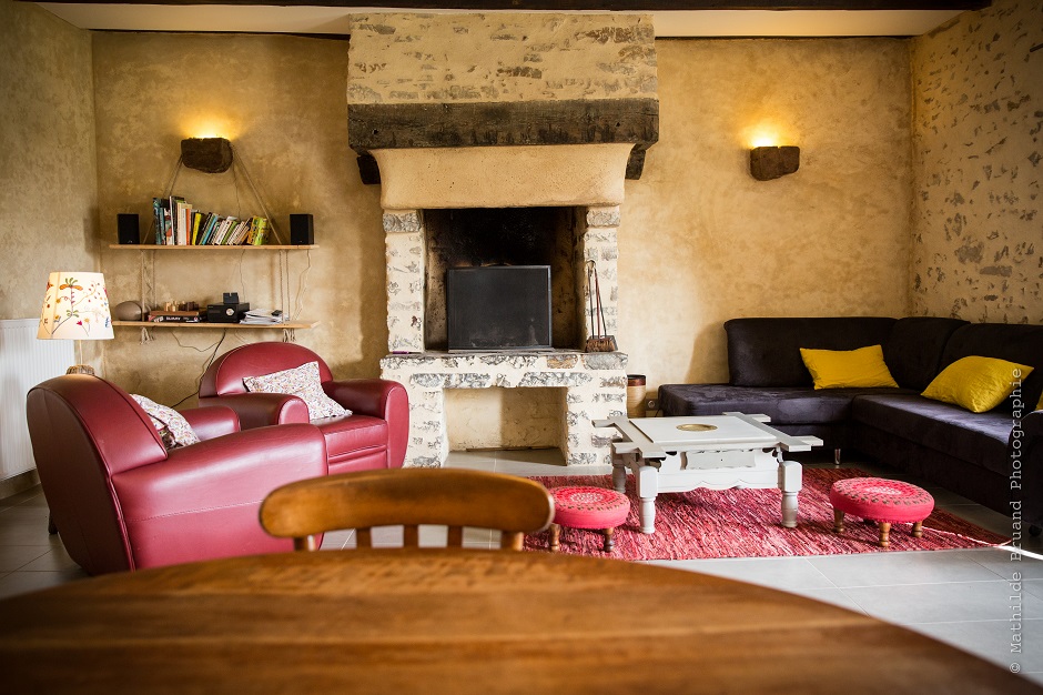 Table du salon Gîte écologique