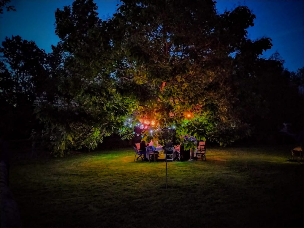 dîner glamping