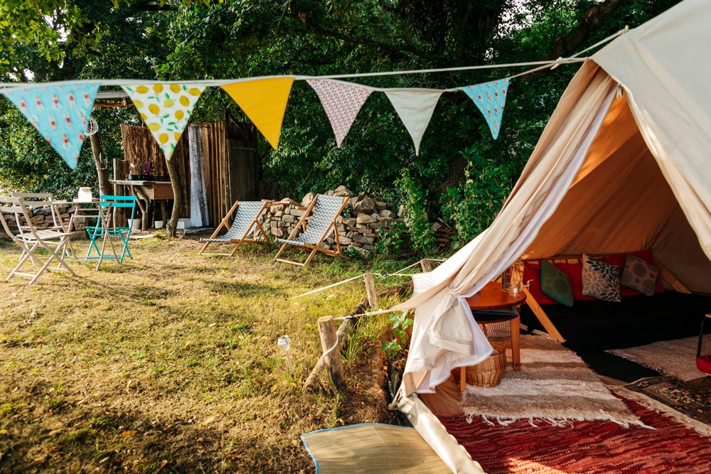 tente glamping la belle verte