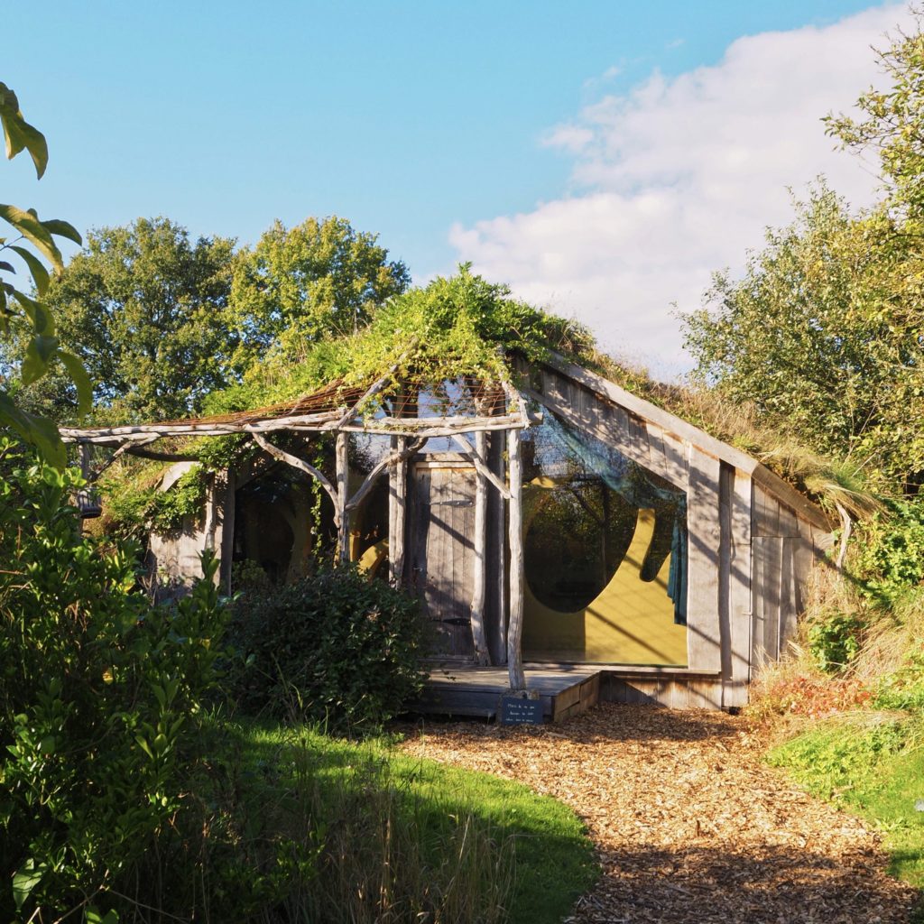 ecolodge dans la prairie