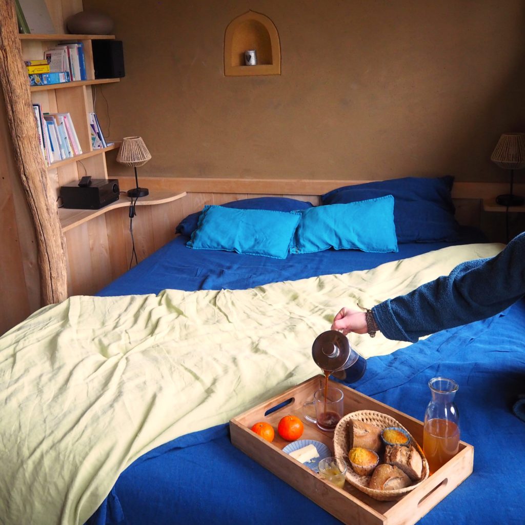 ecolodge dans la prairie