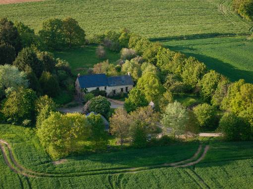 ecolodge vue du drône